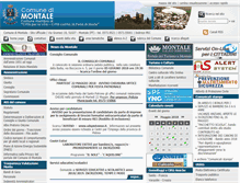 Tablet Screenshot of comune.montale.pt.it